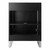 Fine Fixtures Opulence Vanity Cabinet 24 Inch Wide - Matte Black With Polished Chrome Hardware - OL24BL