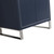 Fine Fixtures Opulence Vanity Cabinet 24 Inch Wide - Navy Blue With Polished Chrome Hardware - OL24NB