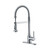 Oakland 21" High Single Handle Pull-Down Kitchen Faucet In Polished Chrome - KSK1115C