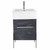 Fine Fixtures Concordia Vanity Cabinet 20" Wide - Black Marble With Polished Chrome Hardware - CA20BM