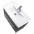 Fine Fixtures Concordia Vanity Cabinet 36" Wide - Black Marble With Polished Chrome Hardware - CA36BM