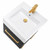 Fine Fixtures Concordia Vanity Cabinet 20" Wide - Black Marble With Satin Brass Hardware - CA20BM
