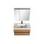 Blossom Annecy 36" Wall Hung Vanity With Acrylic Sink - Maple Strip - V8040 36 13 A