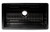 ALFI Black Matte 32" x 19" Single Bowl Fireclay Undermount / Drop In Fireclay Kitchen Sink w Grid - ABF3219SUD-BM