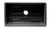Alfi Grey Matte 32" x 19" Single Bowl Fireclay Undermount / Drop In Fireclay Kitchen Sink w Grid - ABF3219SUD-GM