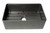 ALFI Grey Matte Workstation 30" x 20" Single Bowl Step Rim Fireclay Farm Sink with Accessories - ABFS3020-GM
