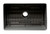 ALFI Grey Matte Workstation 30" x 20" Single Bowl Step Rim Fireclay Farm Sink with Accessories - ABFS3020-GM