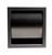ALFI PVD Brushed Black Stainless Steel Recessed Toilet Paper Holder with Cover - ABTPP77-BB