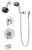 Symmons Allura Tub/Shower Faucet Trim With Handshower - Chrome - 4706-1.5-TRM