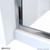 Dreamline Alliance Pro LT 56-60 in. W x 70 3/8 in. H Semi-Frameless Bypass Sliding Shower Door in Chrome and Clear Glass - SDAT60W700VXX01