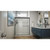 Dreamline Alliance Pro 56-60 in. W x 76 3/8 in. H Semi-Frameless Bypass Sliding Shower Door in Satin Black and Clear Glass - SDAL60W760VXX09 Dreamline Alliance Pro 56-60 in. W x 76 3/8 in. H Semi-Frameless Bypass Sliding Shower Door in Satin Black and Clear Glass - SDAL60W760VXX09