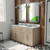 Dreamline Dexterity 60 Inch Oak Vanity with Oval Undermount Sinks - Light Oak - VFDX602234RWMLK