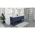 Dreamline Continuum 72 Inch Modern Console Vanity with Oval Undermount Sinks - Navy - VFCM722234RWMNB