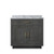 Lexora Abbey 36 inch W Black Oak Vanity Cabinet and Carrara Marble Top - LVA36SJ100