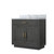 Lexora Abbey 36 inch W Black Oak Vanity Cabinet and Carrara Marble Top - LVA36SJ100