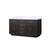 Lexora Abbey 60 inch W Black Oak Double Sink Vanity Cabinet and Carrara Marble Top - LVA60DJ100