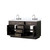 Lexora Abbey 60 inch W Brown Oak Double Sink Vanity Cabinet, White Quartz Top, and Faucet Set - LVA60DK201