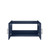 Lexora Geneva 36 in. W Navy Blue Wall Mount Bath Vanity Cabinet - LVG36SE000