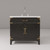 Lexora Laurel 36 inch W Black Oak Vanity Cabinet, White Quartz Top, and Faucet Set - LVL36SJ201