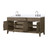 Lexora Laurel 72 inch W Grey Oak Double Sink Vanity Cabinet, Cultured Marble Top, and Faucet Set - LVL72DR301