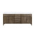 Lexora Laurel 84 inch W Grey Oak Double Sink Vanity Cabinet and White Quartz Top - LVL84DR200