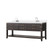 Lexora Norwalk 80 inch W Brown Oak Double Sink Vanity Cabinet, White Quartz Top, and Faucet Set - LVN80DK201