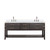 Lexora Norwalk 80 inch W Brown Oak Double Sink Vanity Cabinet, Cultured Marble Top, and Faucet Set - LVN80DK301