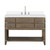 Lexora Norwalk 48 inch W Grey Oak Vanity Cabinet, White Quartz Top, and Faucet Set - LVN48SR201