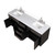 Lexora Abbey 80 inch W Black Oak Double Sink Vanity Cabinet, Cultured Marble Top, and Faucet Set - LVA80DJ301