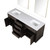Lexora Abbey 72 inch W Brown Oak Double Sink Vanity Cabinet, Cultured Marble Top, and 34 in Mirrors - LVA72DK310