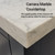 Lexora Castor 48 inch W Black Single Bath Wall Hung Vanity Cabinet and Carrara Marble Top - LVC48SL100
