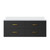 Lexora Castor 48 inch W Black Single Bath Wall Hung Vanity Cabinet and White Quartz Top - LVC48SL200