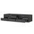 Lexora Castor 84 inch W Black Double Sink Wall Hung Vanity Cabinet - LVC84DL000