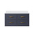 Lexora Castor 36 inch W Blue Single Bath Wall Hung Vanity Cabinet and Cultured Marble Top - LVC36SE300