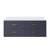 Lexora Castor 48 inch W Blue Single Bath Wall Hung Vanity Cabinet and Cultured Marble Top - LVC48SE300