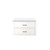 Lexora Castor 30 inch W White Single Bath Wall Hung Vanity Cabinet and White Quartz Top - LVC30SA200
