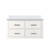 Lexora Castor 36 inch W White Single Bath Wall Hung Vanity Cabinet and Cultured Marble Top - LVC36SA300