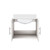 Lexora Geneva 24 in. W Glossy White Wall Mount Bath Vanity Cabinet and White Quartz Top - LVG24SM200