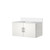 Lexora Geneva 36 in. W Glossy White Wall Mount Bath Vanity Cabinet and White Quartz Top - LVG36SM200