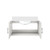 Lexora Geneva 36 in. W Glossy White Wall Mount Bath Vanity Cabinet and White Quartz Top - LVG36SM200