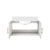 Lexora Geneva 36 in. W Glossy White Wall Mount Bath Vanity Cabinet and Cultured Marble Top - LVG36SM300