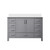 Lexora Jacques 48 in. W Dark Grey Bath Vanity Cabinet and Cultured Marble Top - LVJ48SB300
