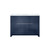 Lexora Lafarre 48 inch W x 20 in D Navy Blue Double Sink Vanity Cabinet and White Quartz Top - LVLF48DNB200