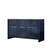 Lexora Lafarre 60 inch W x 20 in D Navy Blue Double Sink Vanity Cabinet and White Quartz Top - LVLF60DNB200