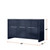 Lexora Lafarre 60 inch W x 20 in D Navy Blue Double Sink Vanity Cabinet and White Quartz Top - LVLF60DNB200