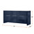 Lexora Lafarre 72 inch W x 20 in D Navy Blue Double Sink Vanity Cabinet and White Quartz Top - LVLF72DNB200