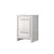 Lexora Lafarre 24 inch W x 20 in D White Bath Vanity Cabinet and Cultured Marble Top - LVLF24SW300