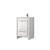 Lexora Lafarre 24 inch W x 20 in D White Bath Vanity Cabinet, Cultured Marble Top and Gun Metal Faucet Set - LVLF24SW303