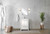 Lexora Lafarre 24 inch W x 20 in D White Bath Vanity Cabinet, Cultured Marble Top and Gun Metal Faucet Set - LVLF24SW303
