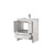 Lexora Lafarre 30 inch W x 20 in D White Bath Vanity Cabinet, Cultured Marble Top and Chrome Faucet Set - LVLF30SW301